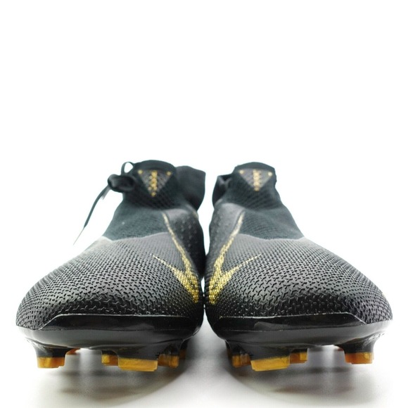 Nike Phantom VSN Elite DF FG Black Gold Soccer Cleats Mens Size 12.5 AO3262-077 - Picture 5 of 12